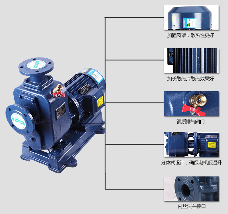 ZWL直联式自吸排污泵结构解析图